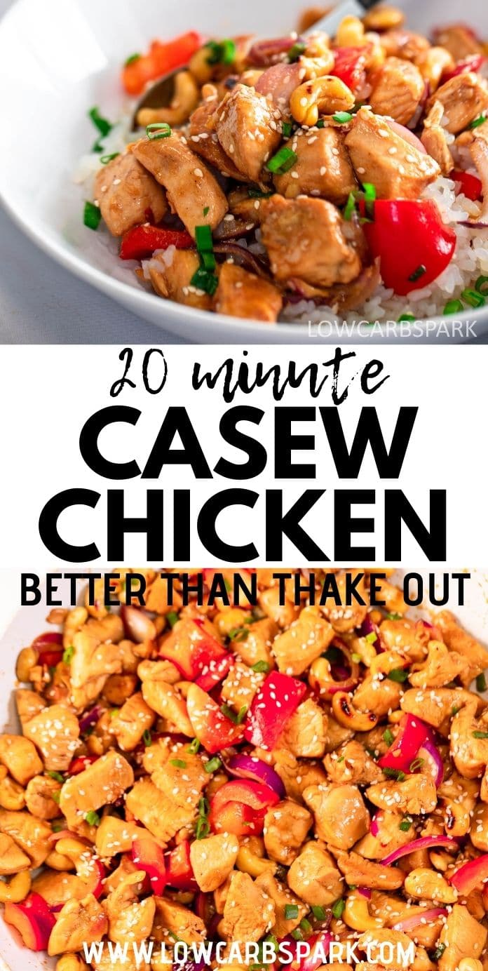 Cashew Chicken Stir-Fry Recipe (20 minutes!)