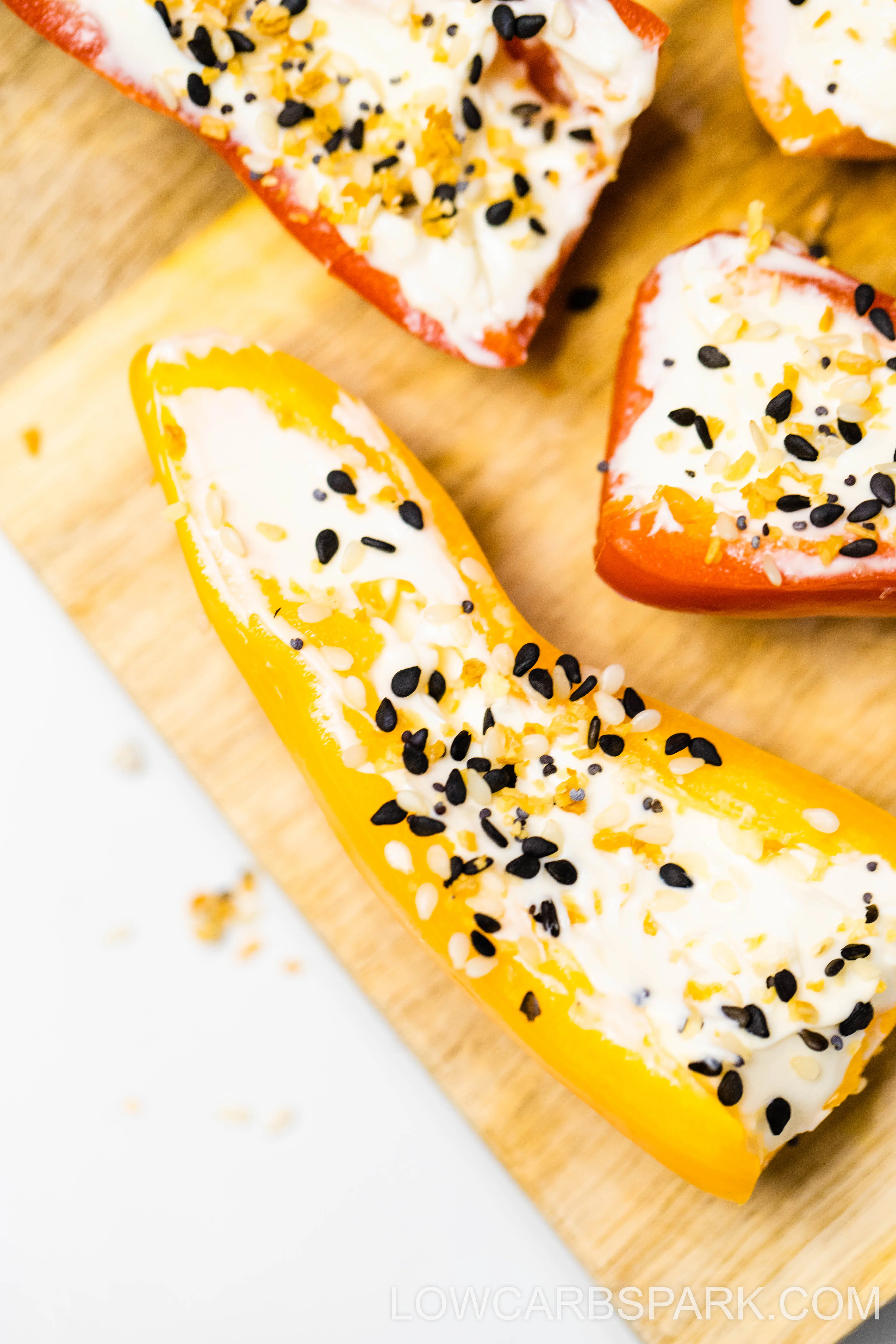 cream cheese stuffed peppers crunchy snack