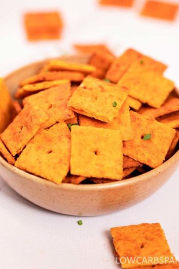Cheese Lover’s Dream: Low Carb Crispy Cheddar Crackers!
