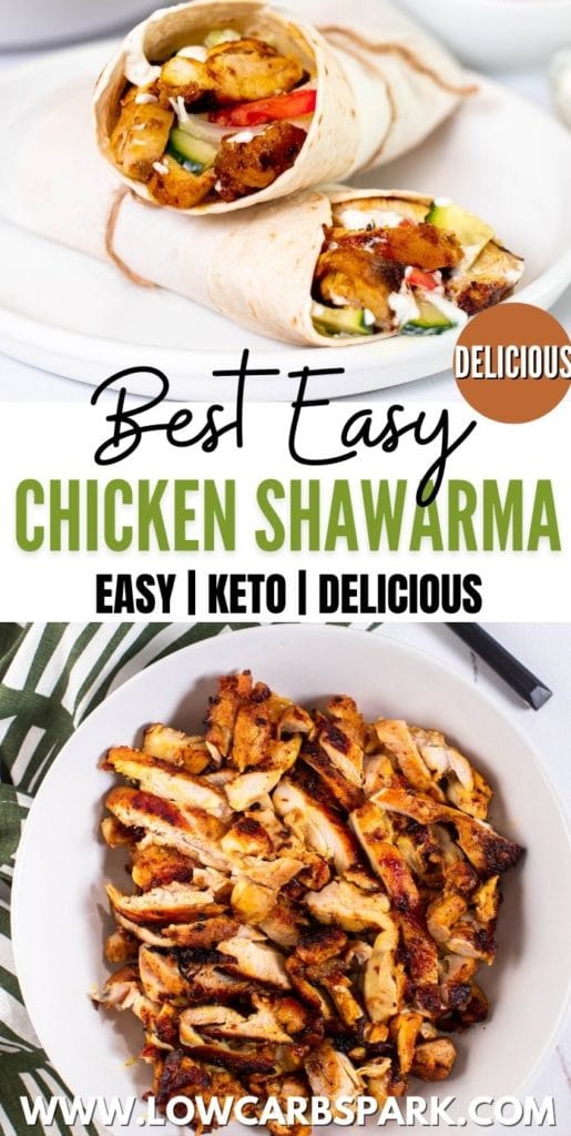 flavorful chicken shawarma