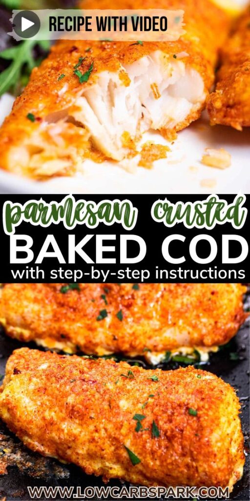 the best parmesan crusted cod pinterest