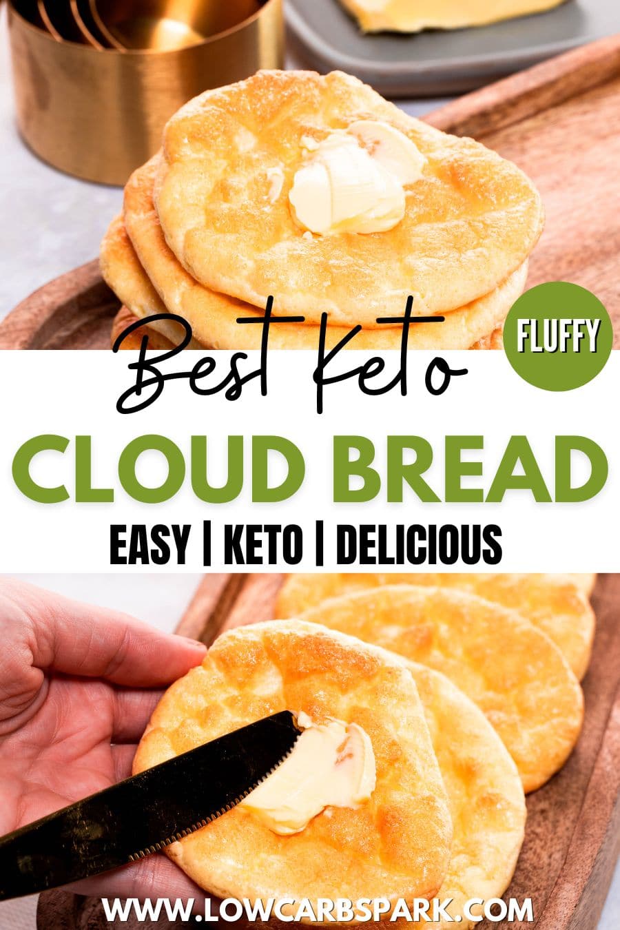 The Best Keto Cloud Bread (Oopsie Bread Recipe)
