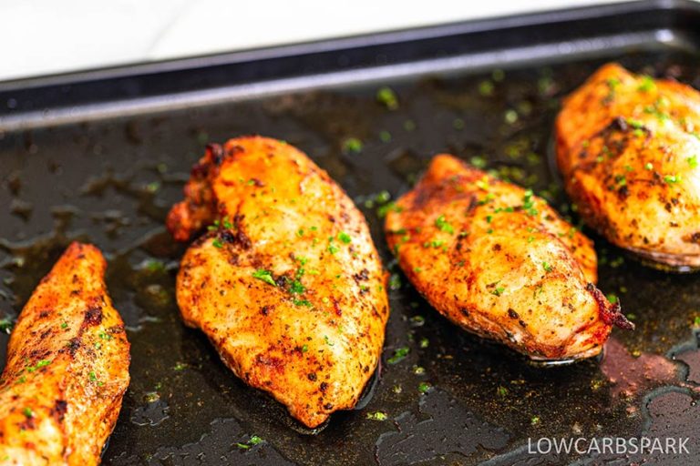 Easy Juicy Oven Baked Chicken Breast Low Carb Spark