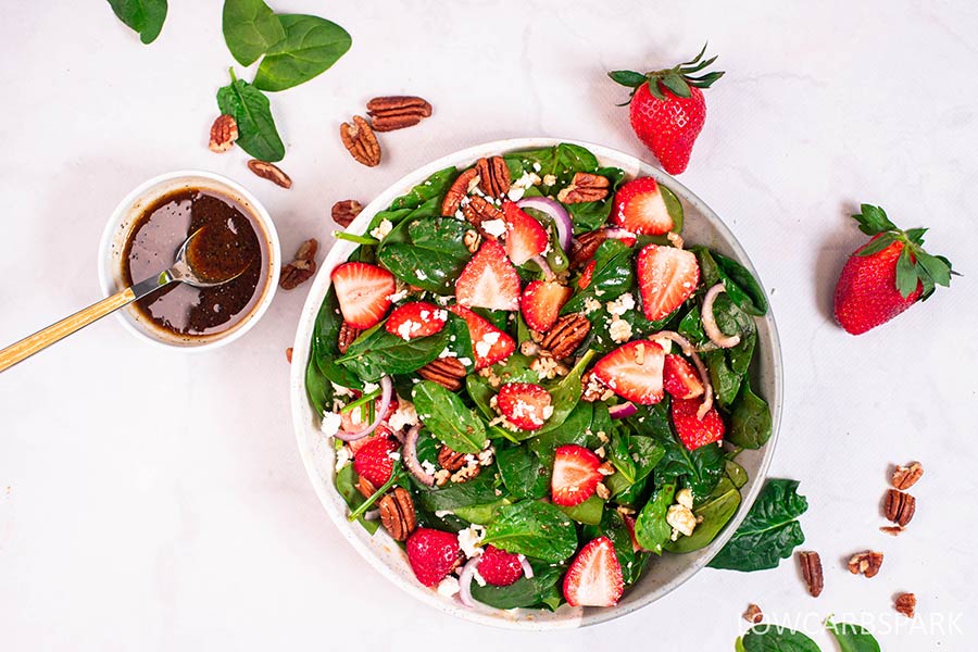 best strawberry spinach salad recipe