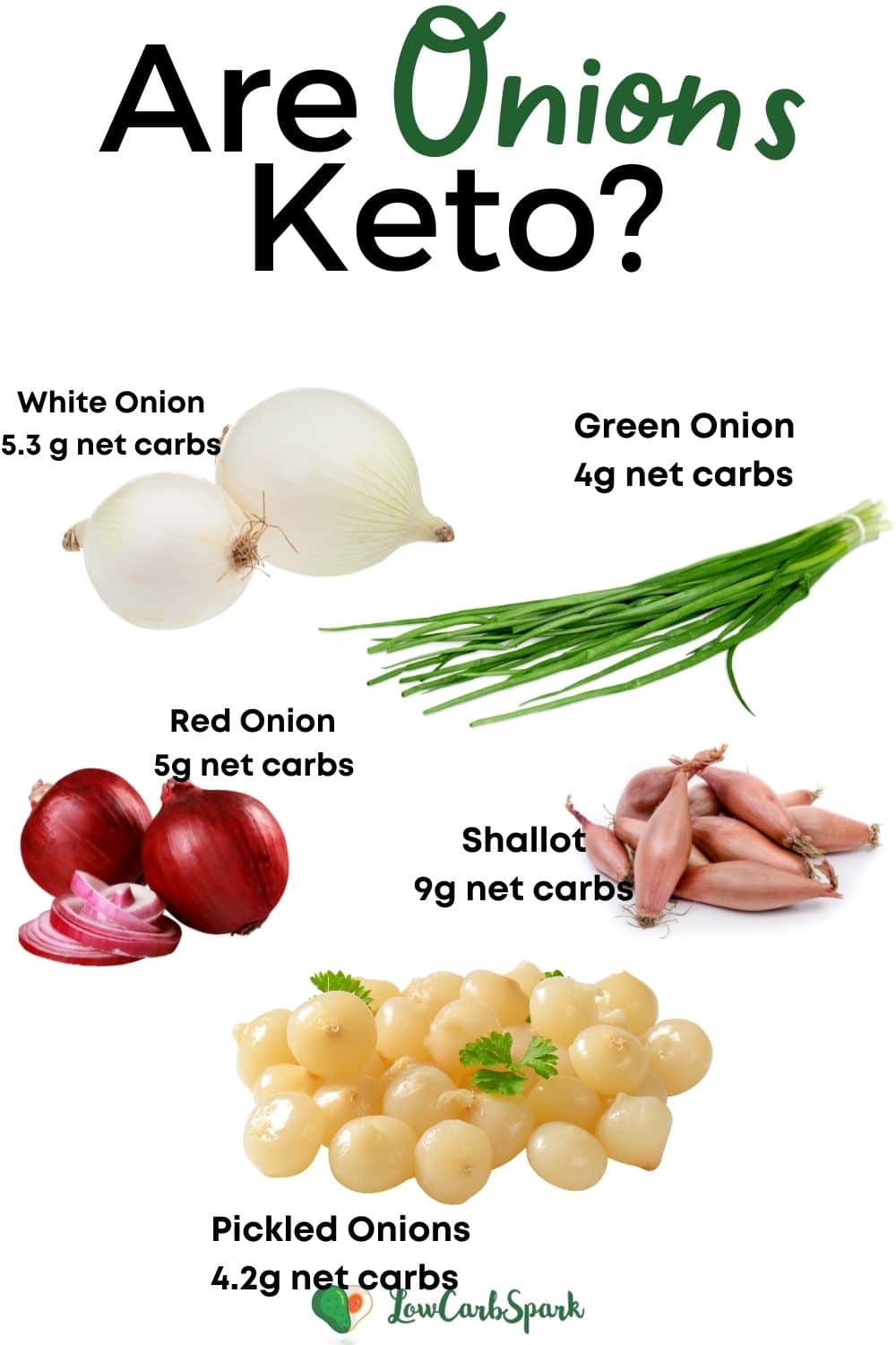 carbs in onions