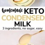 keto condensed milk Pinterest