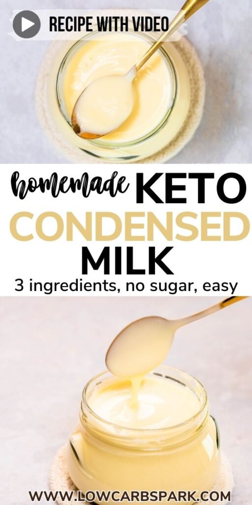 keto condensed milk Pinterest