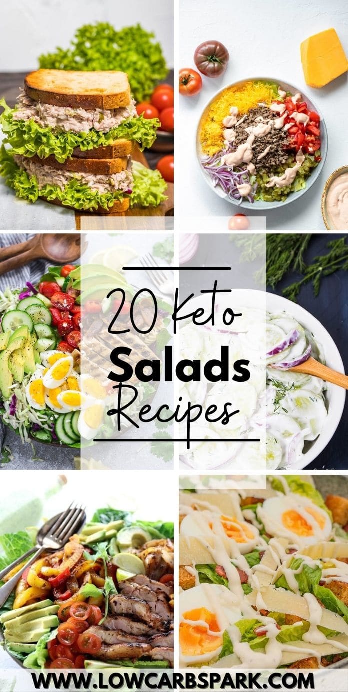20 Keto Salad Recipes - Best Low Carb Salads