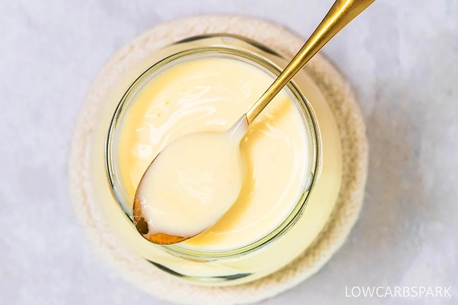 Keto Condensed Milk 2 keto sugar free sweetend condensed milk lowcarbspark 2