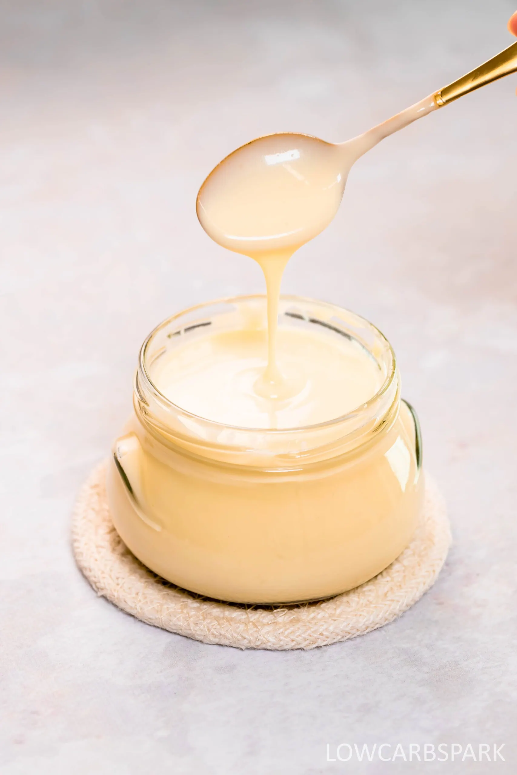 Keto Condensed Milk 3 keto sugar free sweetend condensed milk lowcarbspark 4 scaled