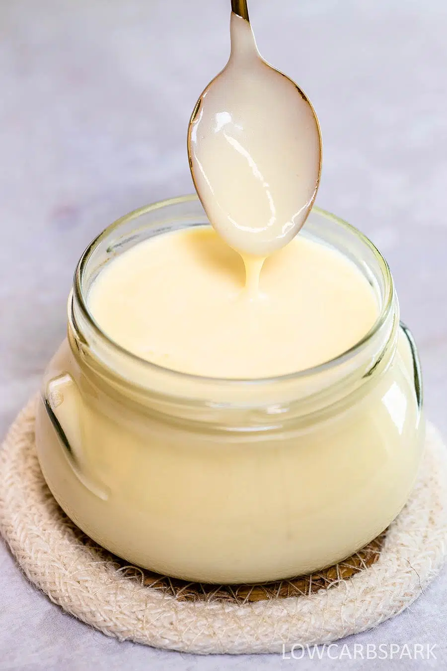 Keto Condensed Milk 7 keto sugar-free sweetend condensed milk lowcarbspark 5