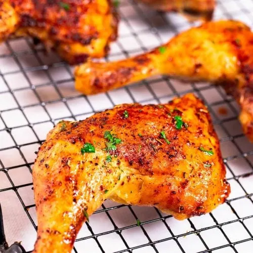 Crispy Baked Chicken Leg Quarters 9 Crispy Baked Chicken Leg Quarters