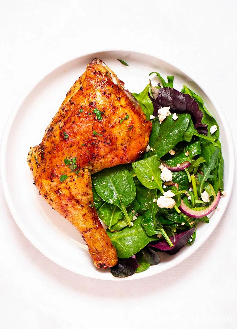 Crispy Baked Chicken Leg Quarters 8 Crispy Baked Chicken Leg Quarters