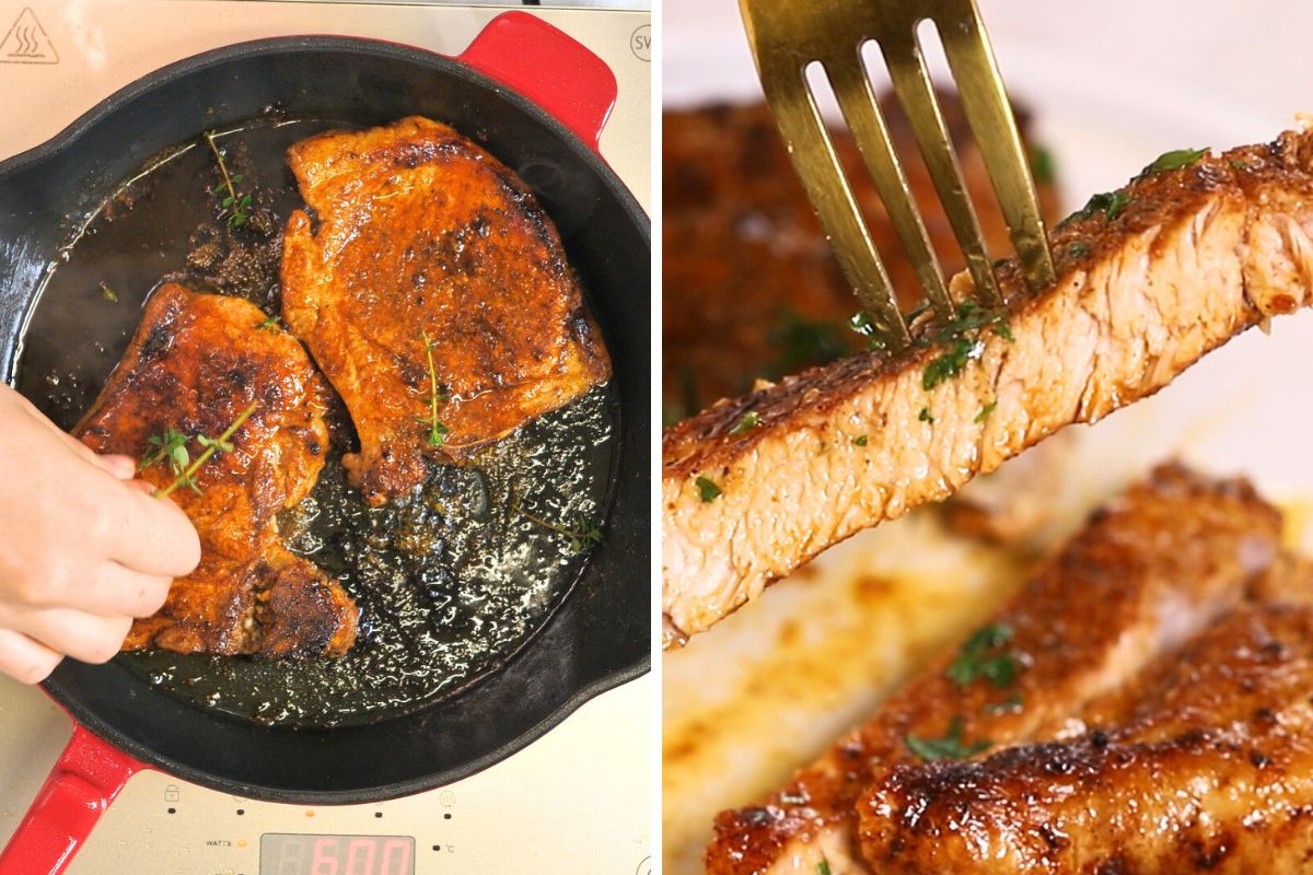 how to make Juicy Pan-Seared Pork Chops