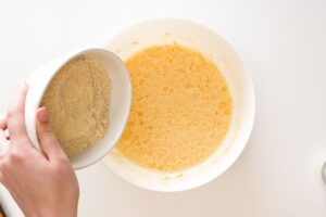 how to make Keto Corn Dog Muffins