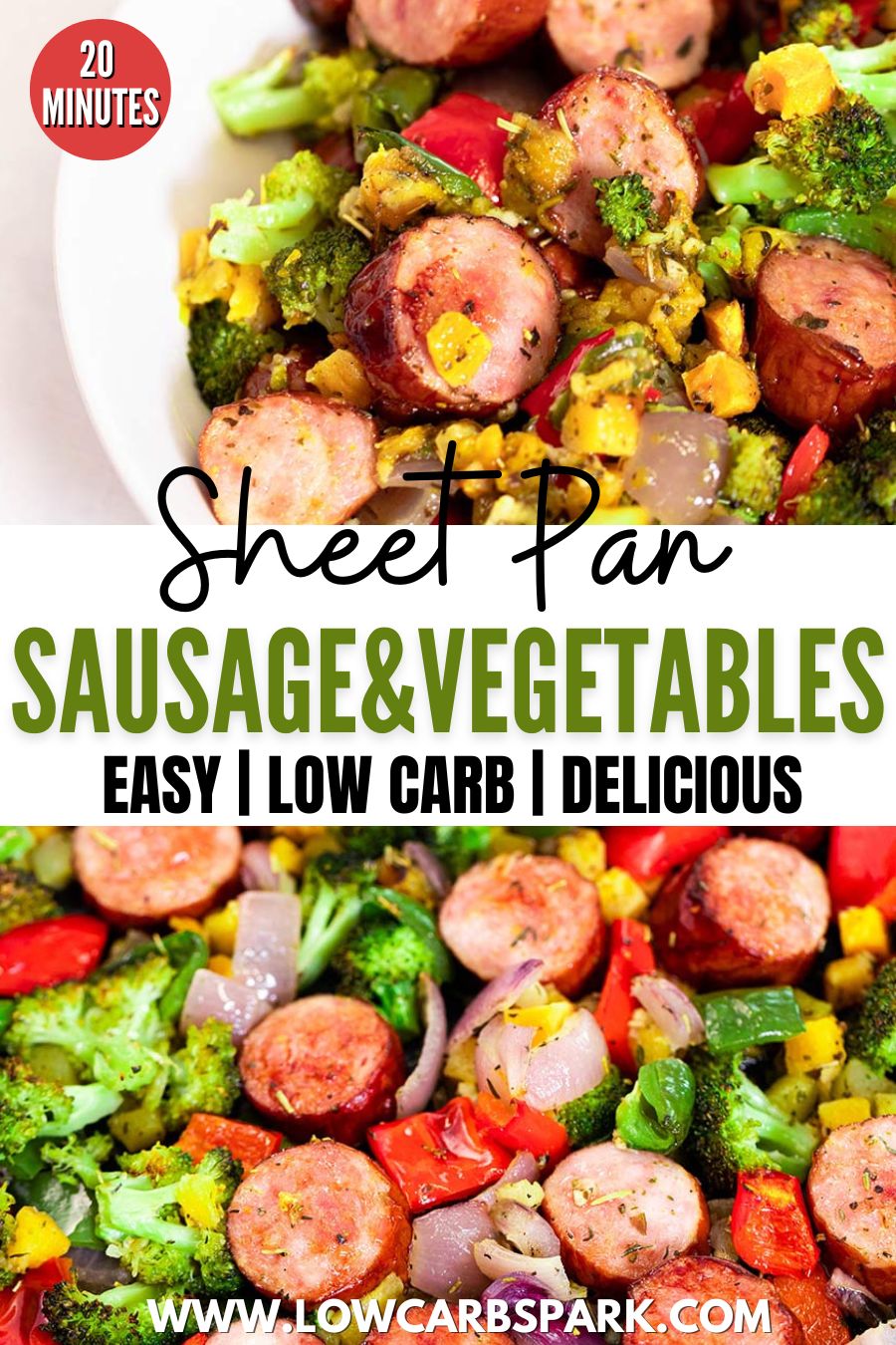 Sheet Pan Sausage and Vegetables