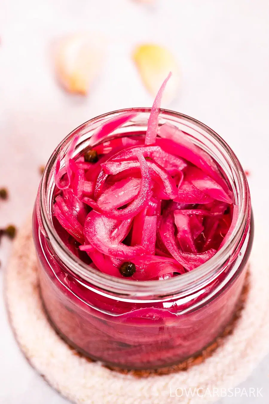 quick pickled red onion