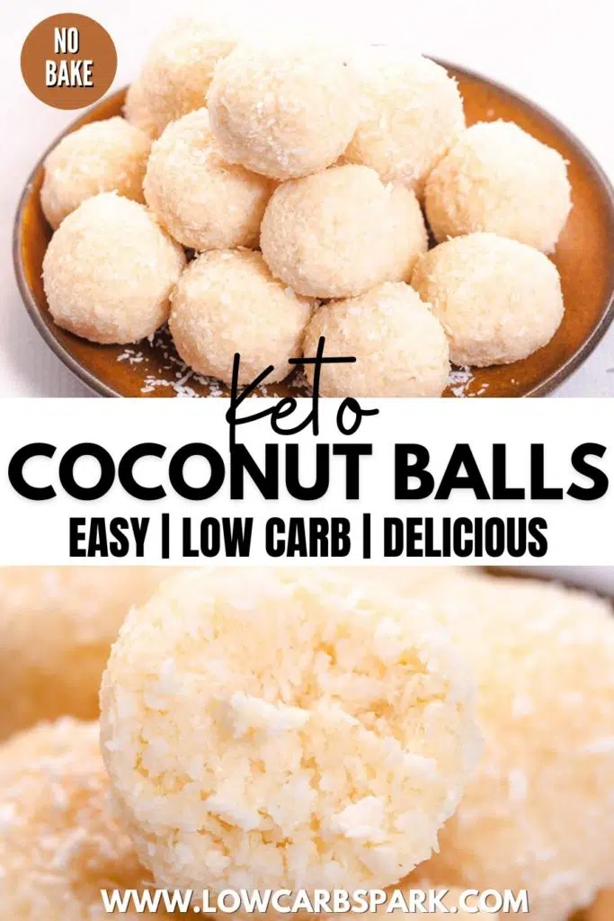 Keto Coconut Balls Recipe Pinterest