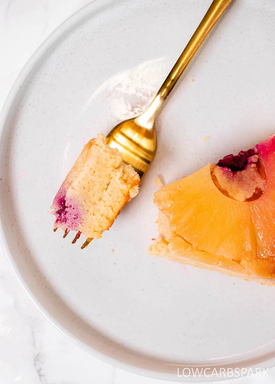 Keto Pineapple Upside-Down Cake 5 Keto Pineapple Upside-Down Cake 4