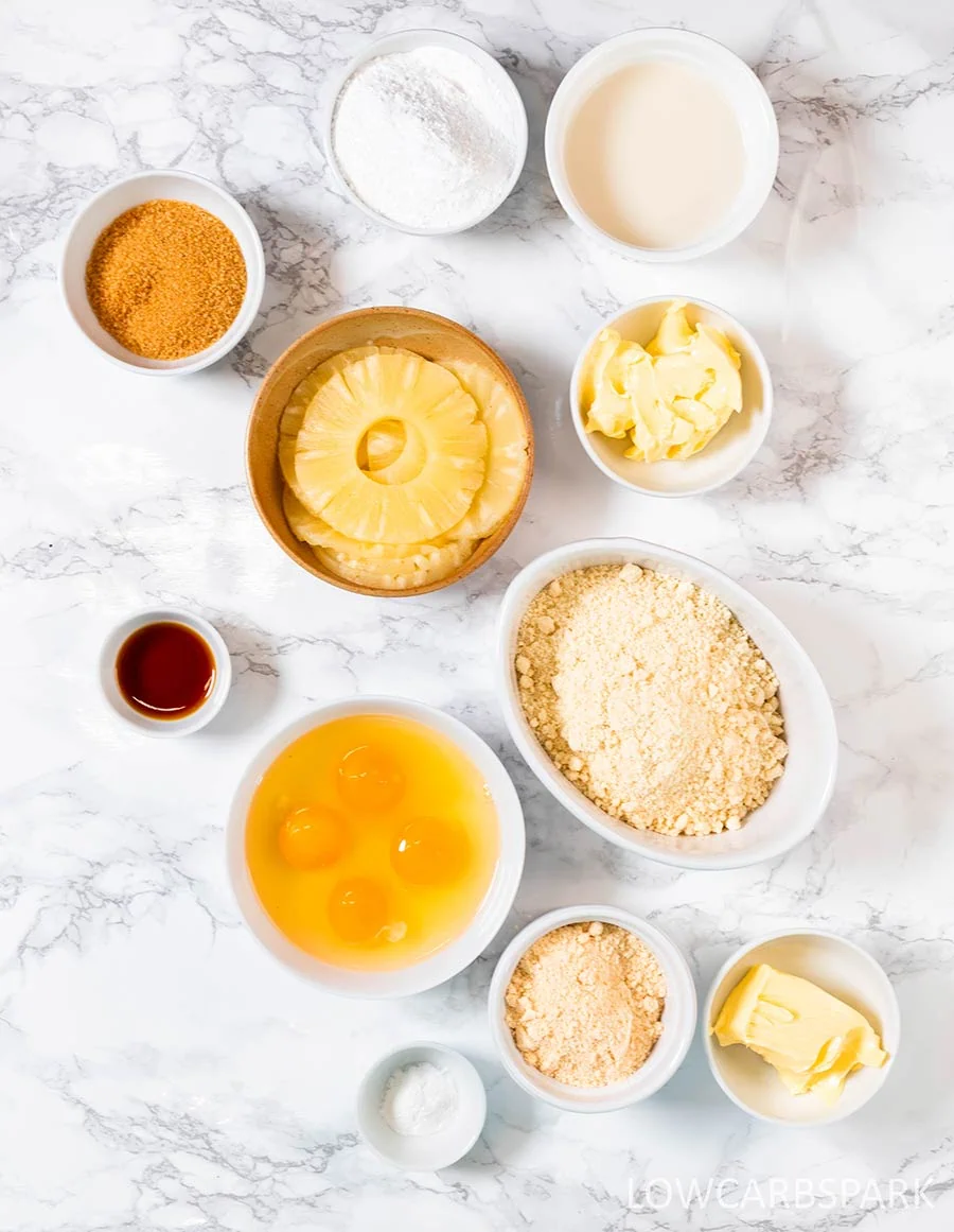 Keto Pineapple Upside-Down Cake 3 Ingredients Keto Pineapple Upside-Down Cake