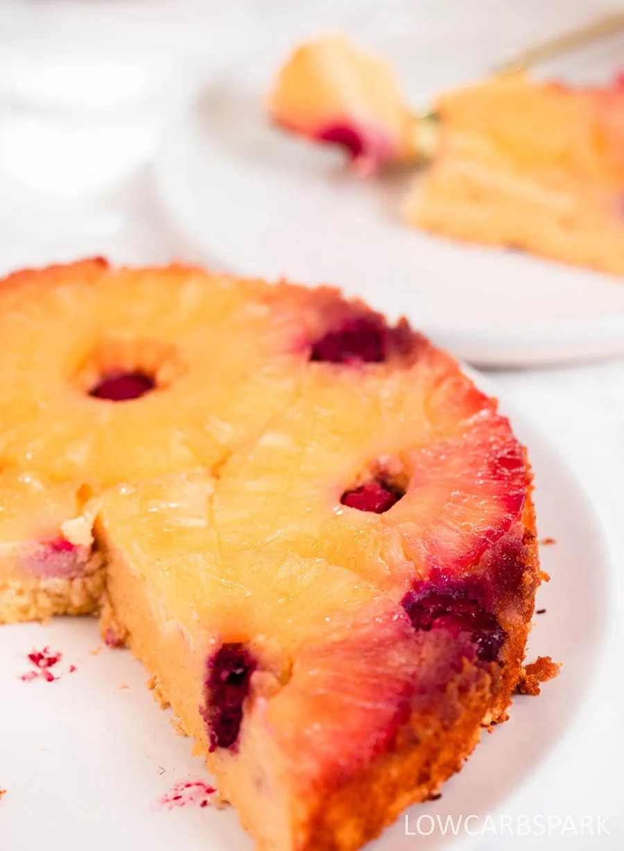 Keto Pineapple Upside-Down Cake 2 Keto Pineapple Upside Down Cake 2