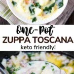 one pot zuppa toscana pinterest image
