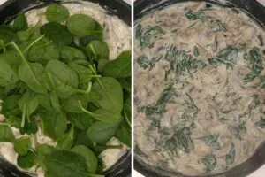 Creamy Mushroom and Spinach Stuffed Chicken Breast 14 How To Make Creamy Mushroom and Spinach Stuffed Chicken Breast3