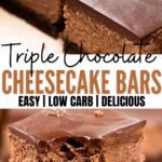 Triple Chocolate Cheesecake Bars-5