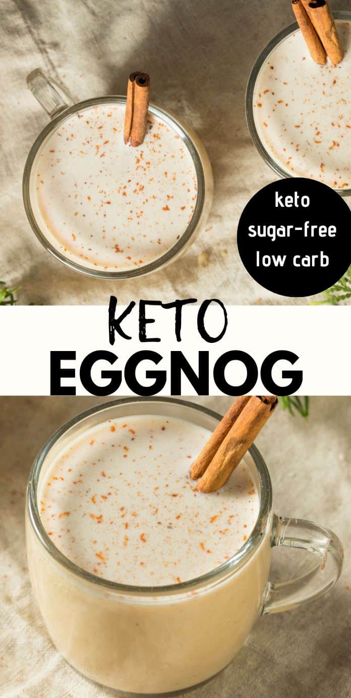 Homemade Low Carb Keto Eggnog