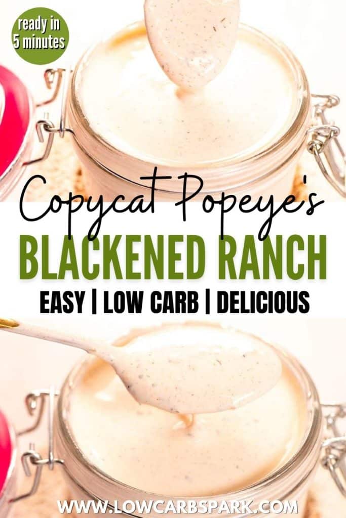Copycat Popeye's Blackened Ranch