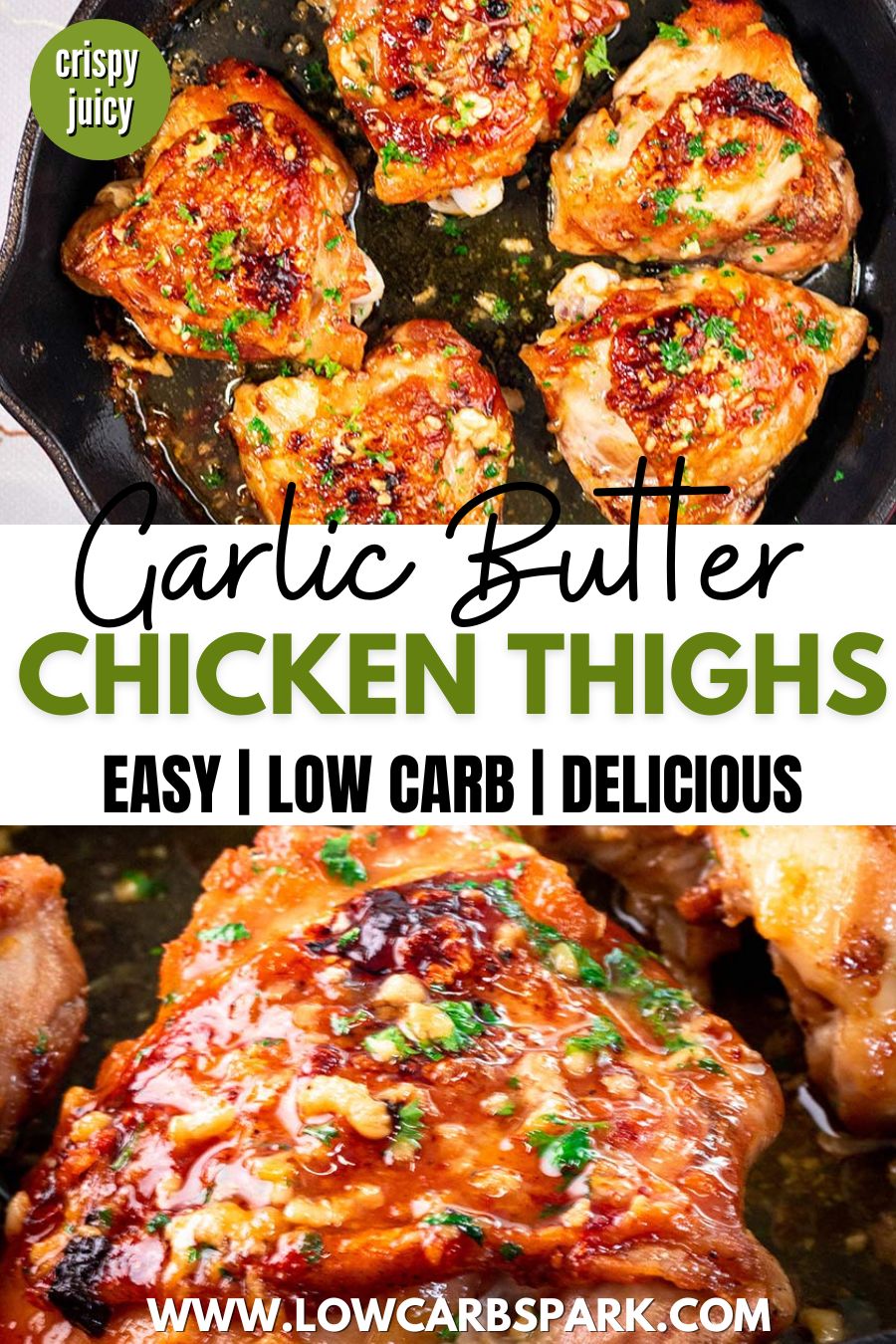 Garlic Butter Chicken Thighs