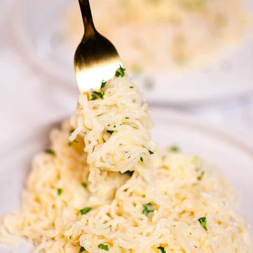 Garlic Butter Shirataki Noodles 14 Garlic Butter Shirataki Noodles