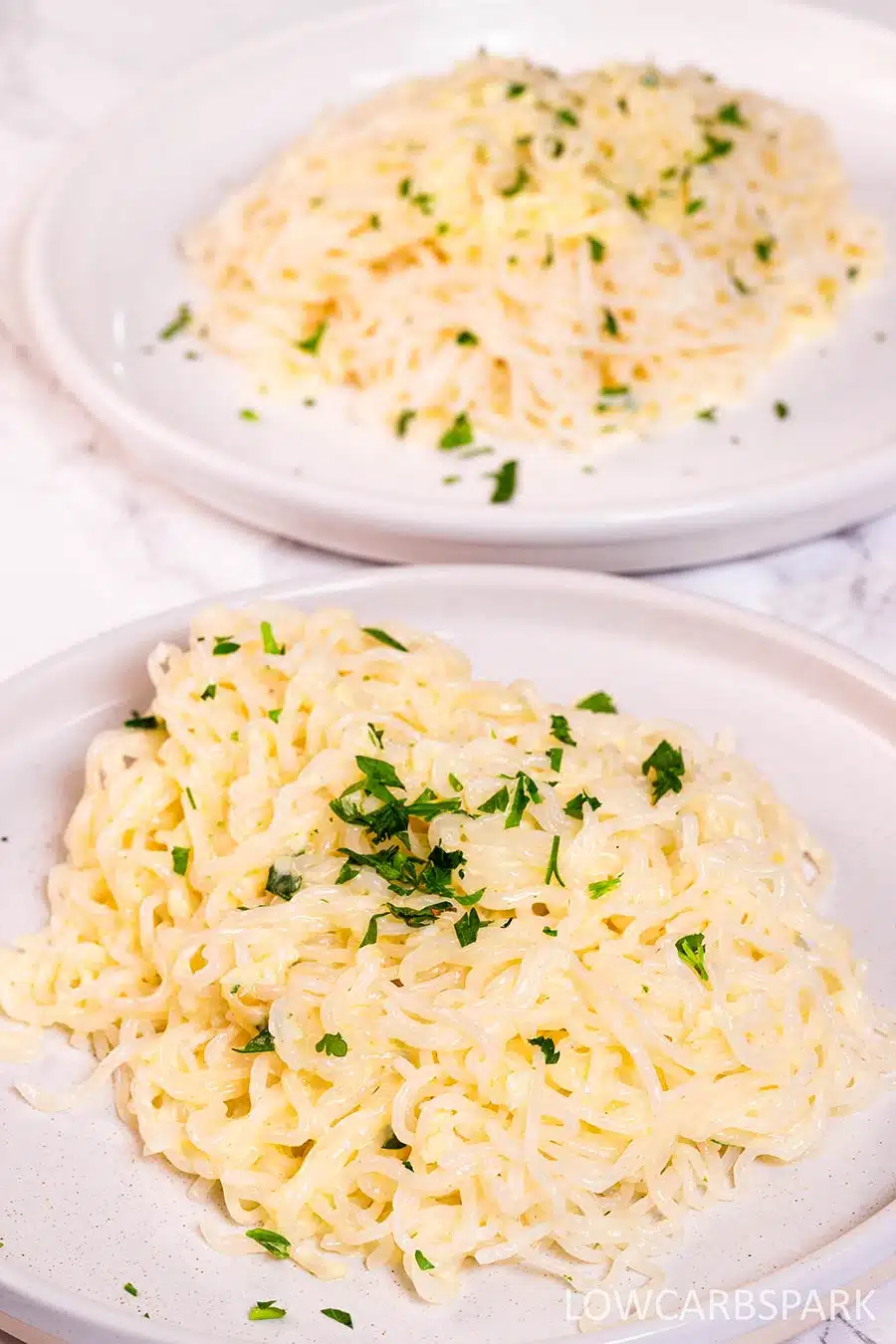 Garlic Butter Shirataki Noodles 12 Garlic Butter Shirataki Noodles