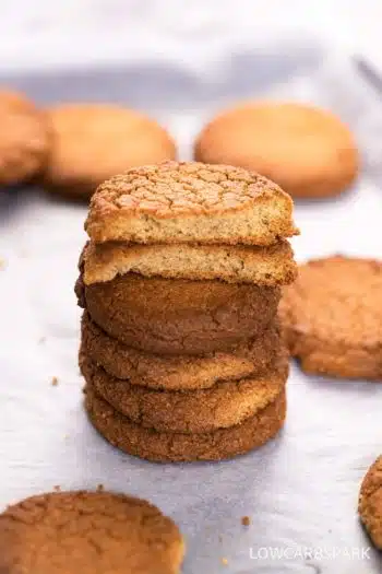Keto Gingersnap Cookies – Easy Keto Ginger Cookies