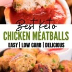 Keto Chicken Meatballs
