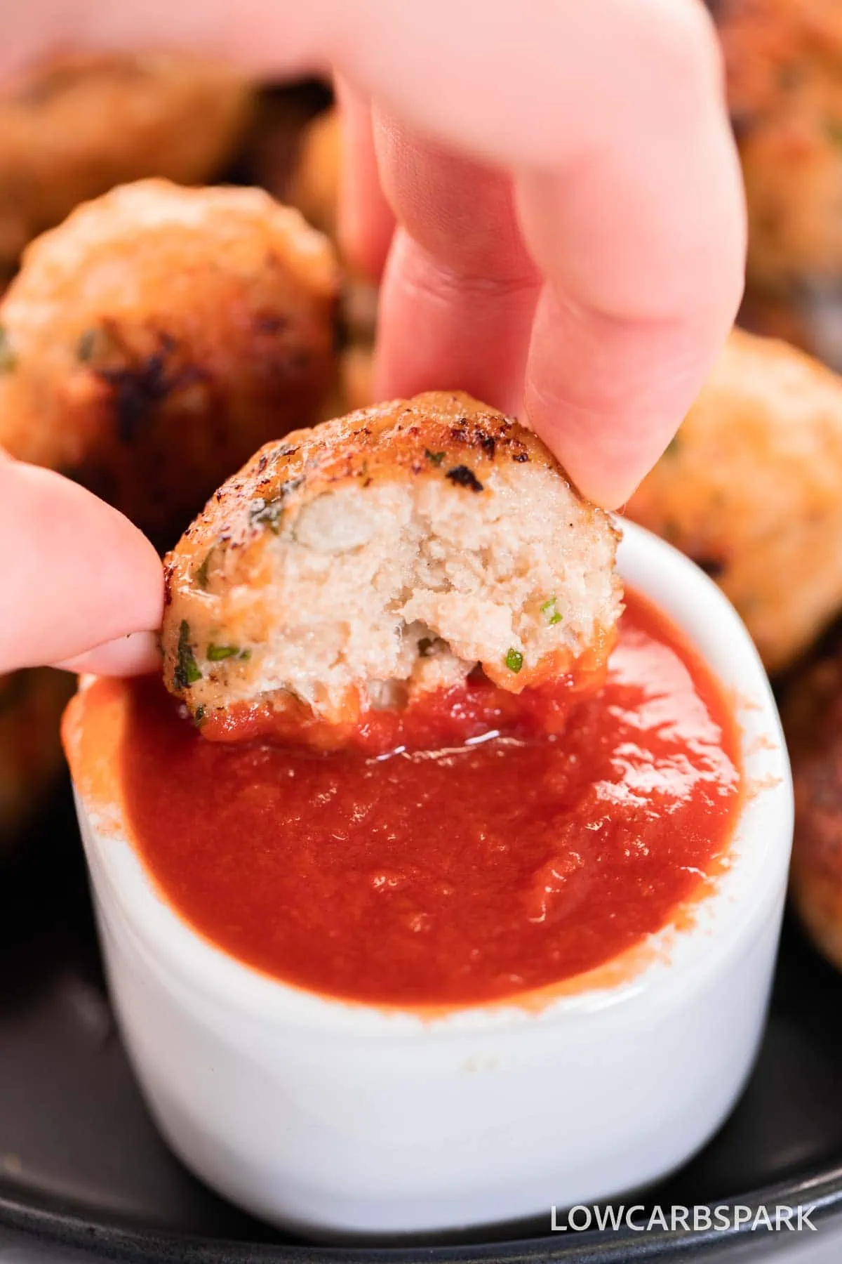 Easy Chicken Meatballs 5 Keto Chicken Meatballs