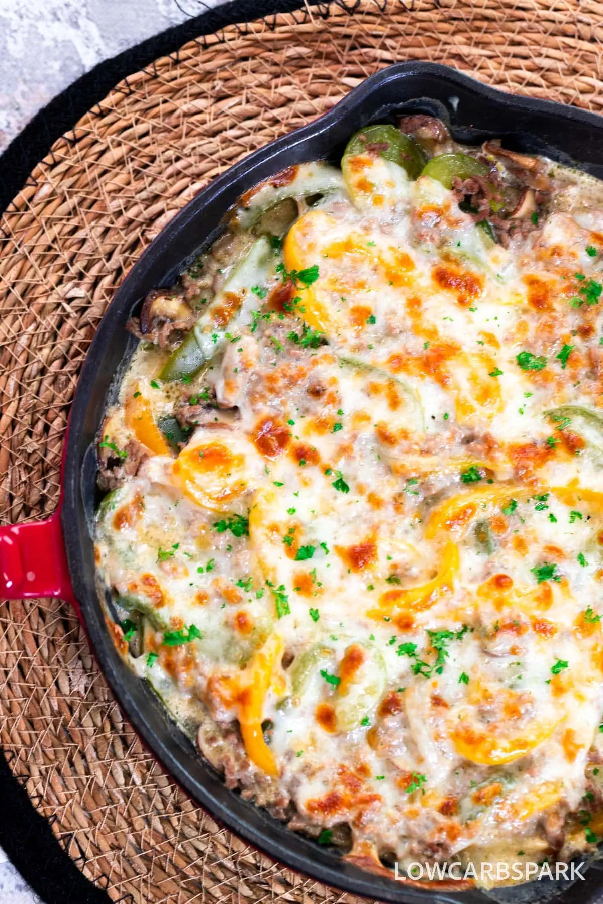 Philly Cheesesteak Casserole 4 Philly Cheesesteak Casserole