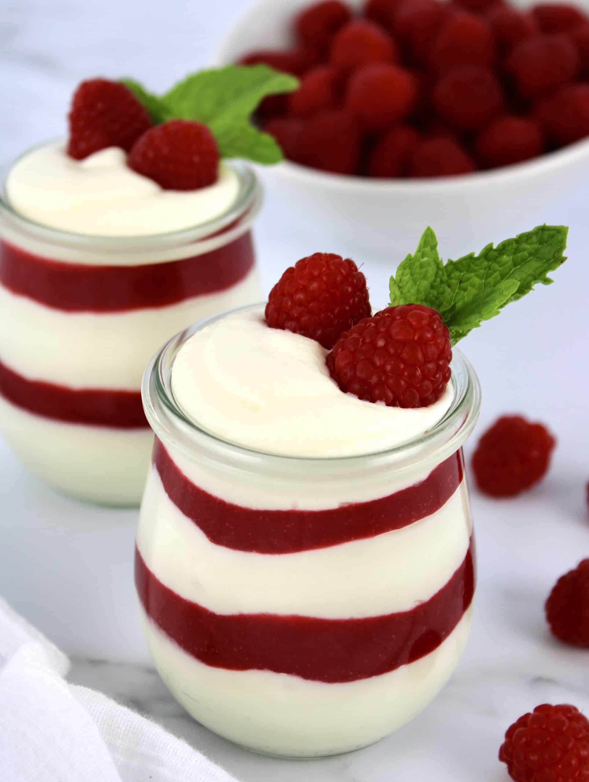 White Chocolate Raspberry Mousse scaled 1
