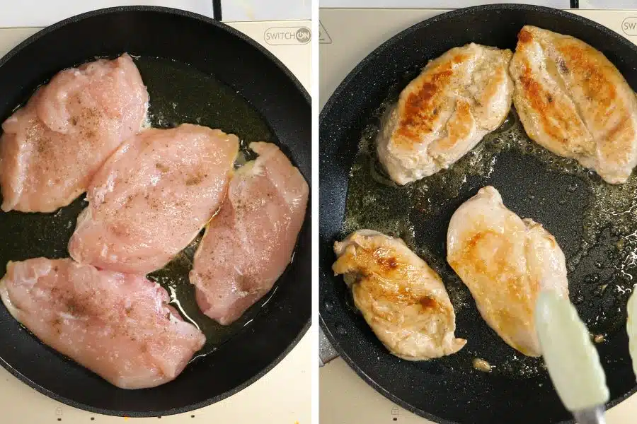 cook the chicken breast