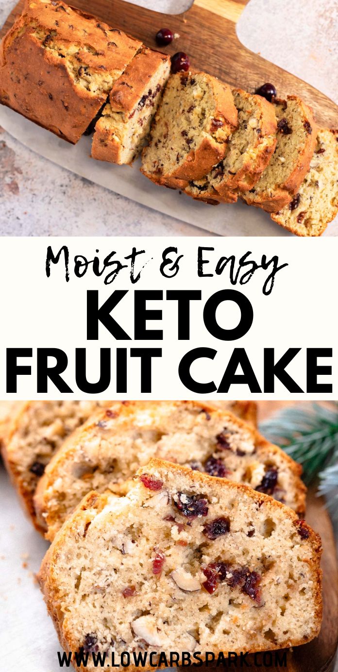 Everyone\'s Favorite Keto Fruit Cake
