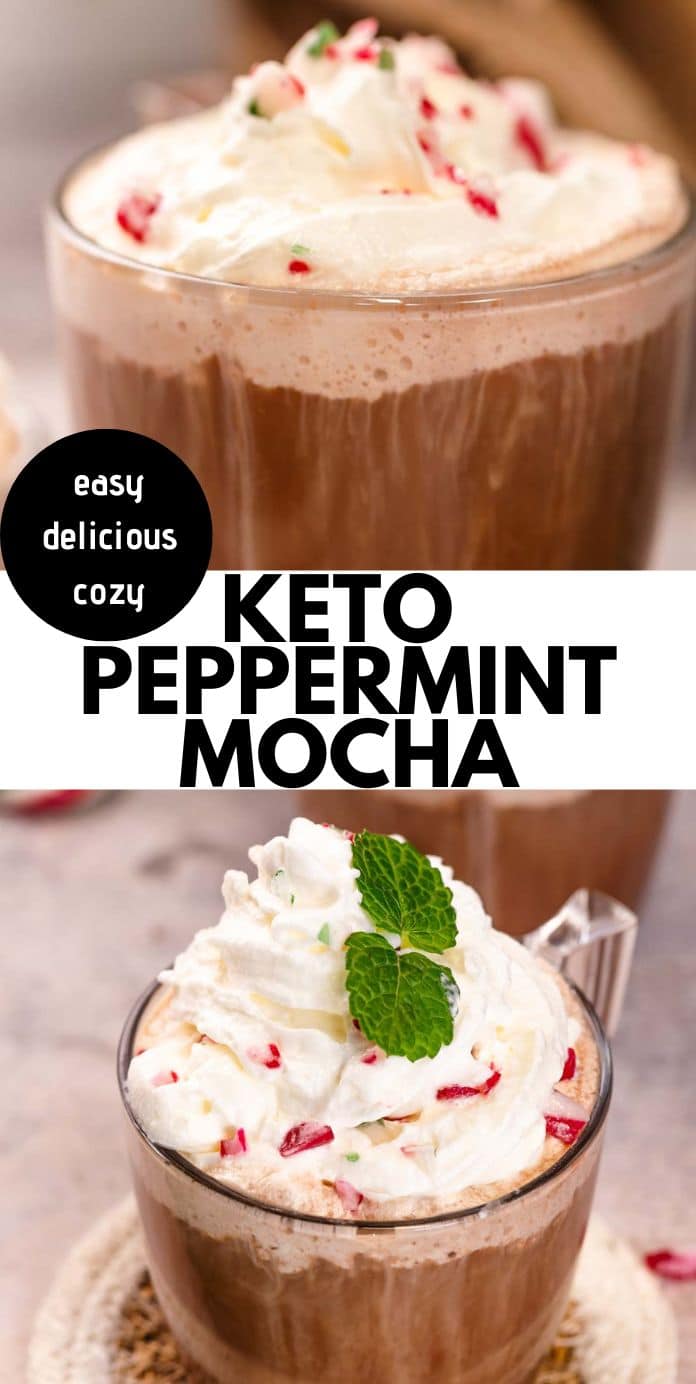 Keto Peppermint Mocha - Sugar-free Starbucks Copycat!