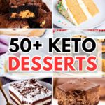 50 keto desserts recipes image