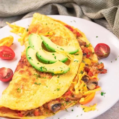 The Best Vegetable Omelette 6 Vegetable Omelette