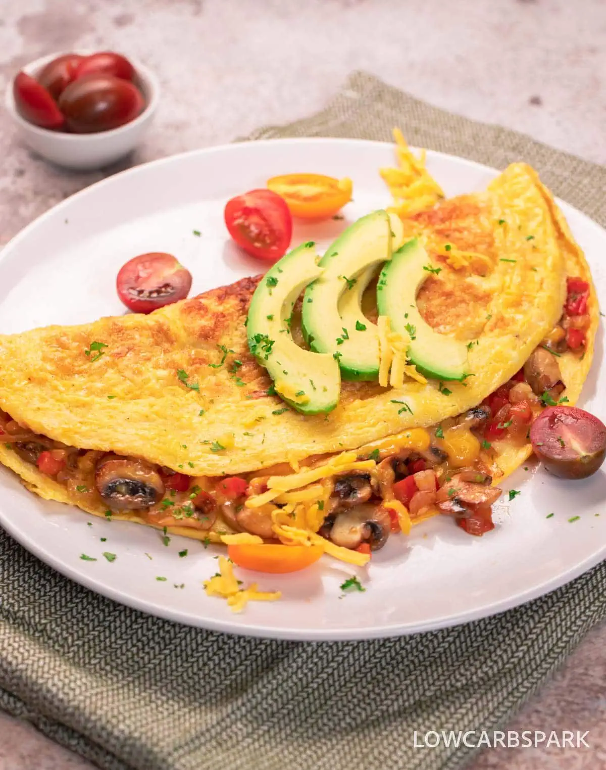 The Best Vegetable Omelette 2 Vegetable Omelette