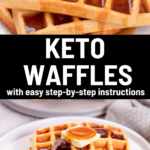 easy keto waffles pinterest