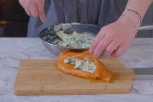Cream Cheese Spinach Stuffed Chicken Breast 14 how to make Stuffed Chicken Breast10 1