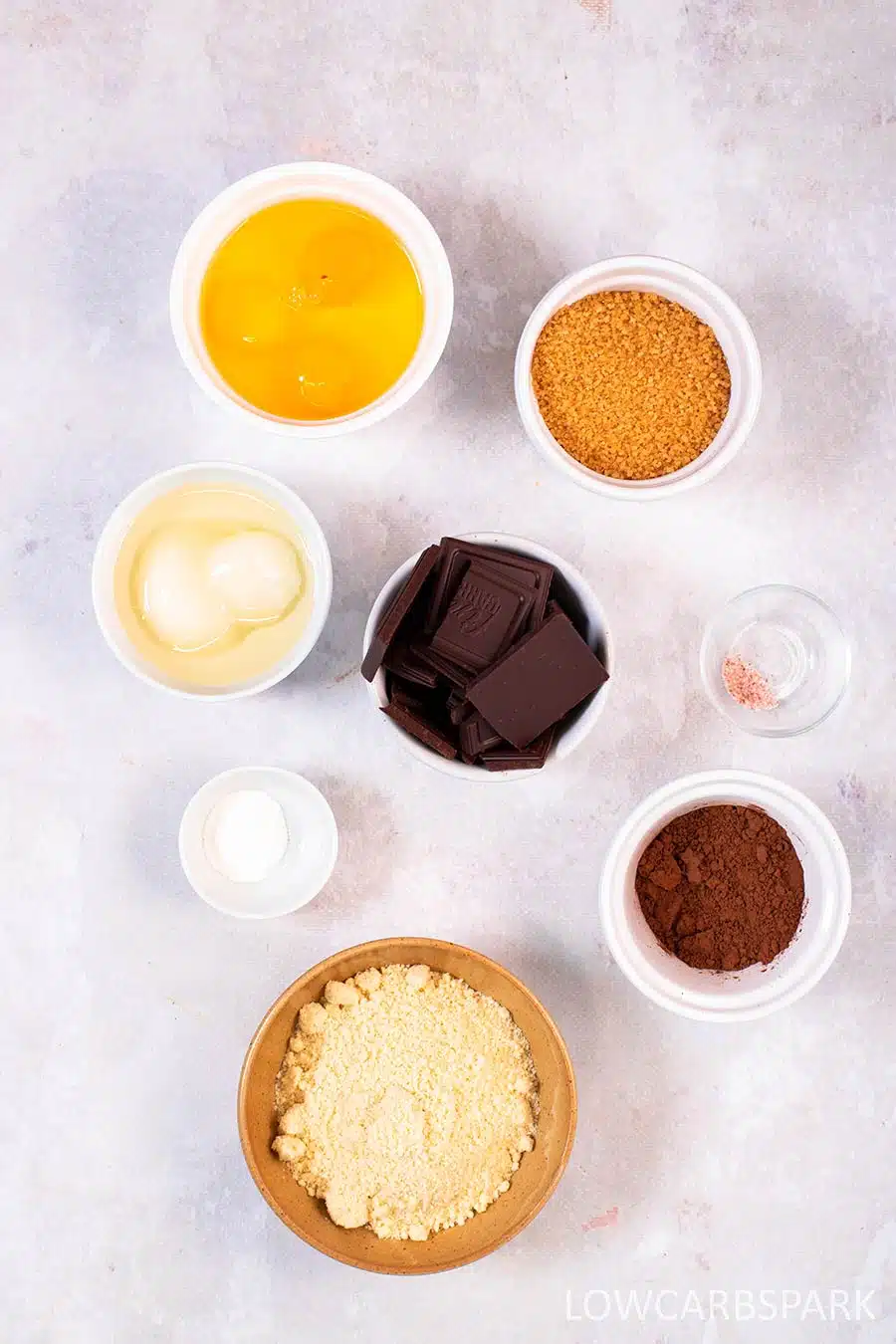 ingredients for healthy brownies