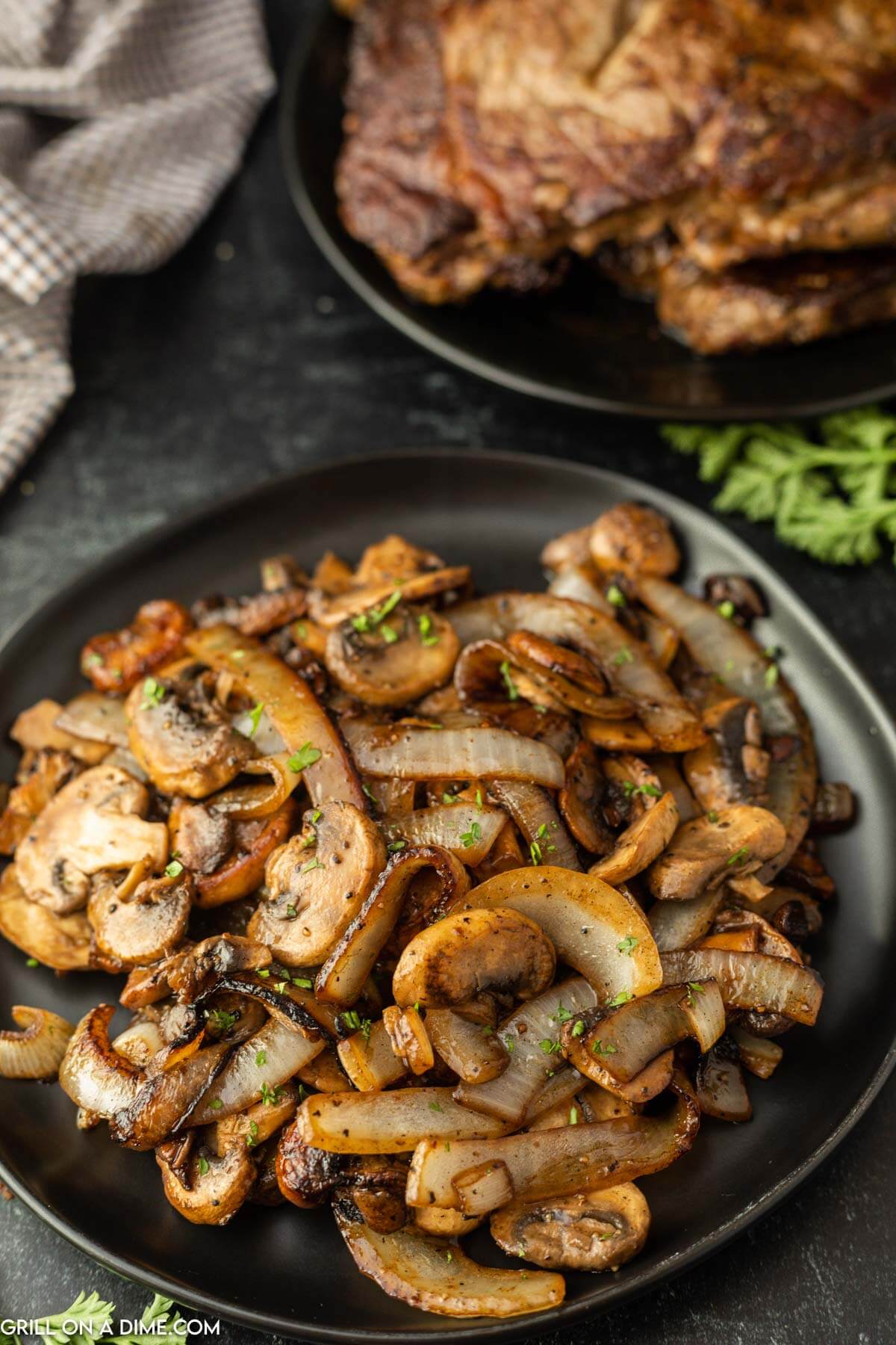 mushrooms and onions for steak 4