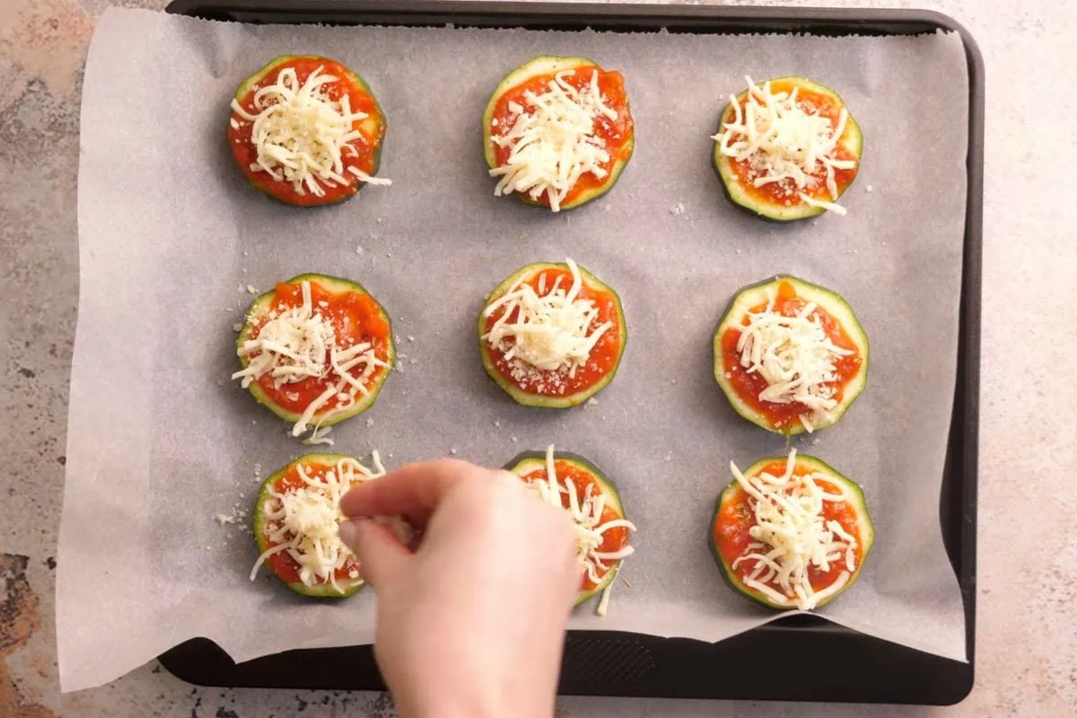 Zucchini Pizza Bites 6 3 8