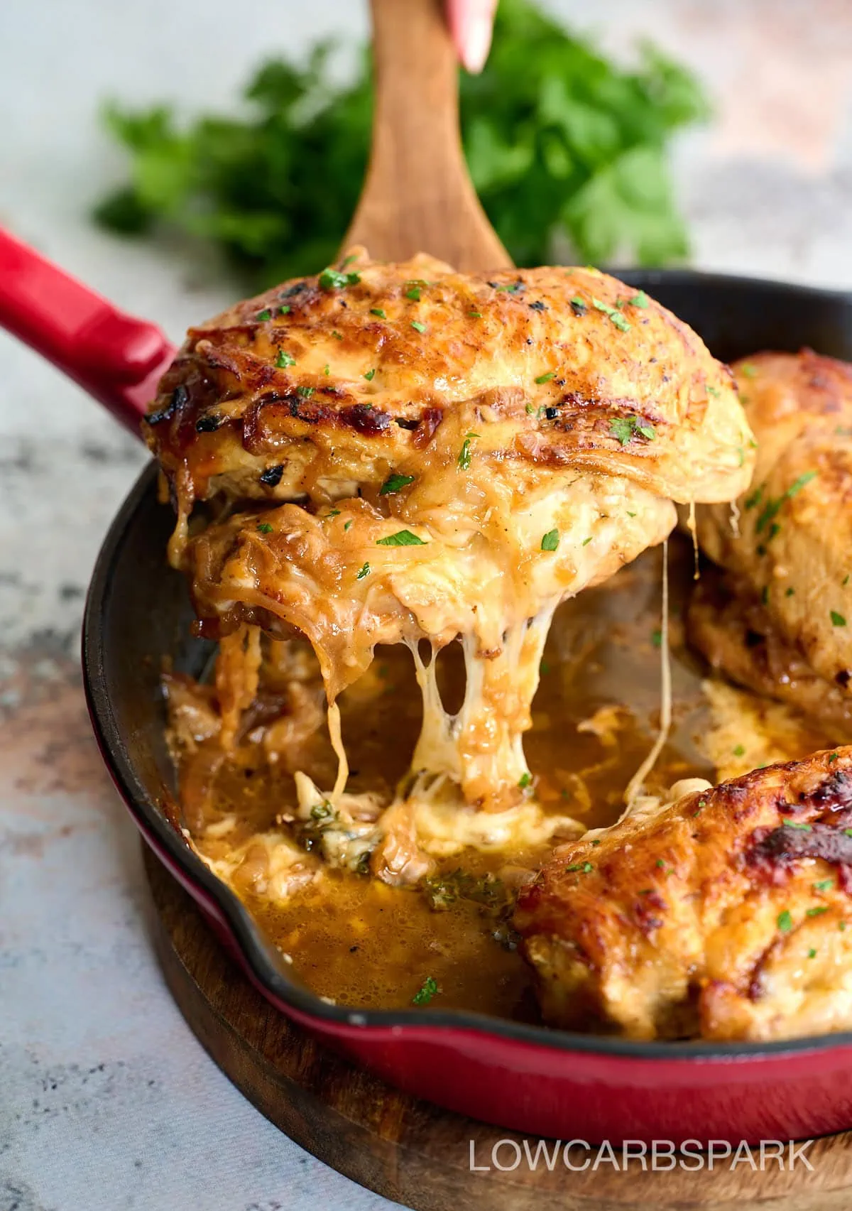 French Onion Stuffed Chicken 3 French Onion Stuffed Chicken
